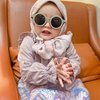Potret Lucu Baby Meshwa Anak Denny Cagur Pakai Hijab, Gemesin Abis! 