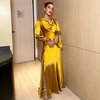 Deretan Potret Tasya Farasya Pakai Gaun Kuning Ngejreng, Penampilannya Bersinar Banget!