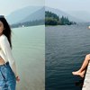 11 Potret Seru Liburan Natasha Wilona di Kanada, Main ke Green Lake Malah Disebut Seperti Mermaid
