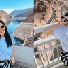Deretan Potret Marsha Aruan Main ke Hoover Dam, Wajah Fresh dan Cantik tanpa Makeup Banjir Pujian