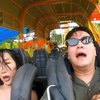 Potret Kocak Wig Lucinta Luna Copot saat Naik Roller Coaster, Ada-Ada Aja Tingkahnya!