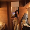 Potret Mirror Selfie Shania Salsabila, Pamer Perut Six Pack Body Goals Banget!