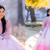 7 Potret Titi Kamal Pakai Hanbok Pink, Udah Cocok Jadi Putri Kerajaan Korea nih~