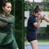 12 Potret Penampilan Nagita Slavina saat Ikut Turnamen Tenis Suami Istri, Enerjik Banget!