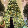 7 Potret Jisoo BLACKPINK di Depan Pohon Natal, Tampak Anggun dan Penuh Cahaya