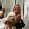 Deretan Potret Lucinta Luna saat Gendong Anjing, Paras Cantiknya Dipuji Mirip Park Min Young