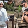 Deretan Momen Liburan Akhir Tahun Keluarga Citra Kirana dan Rezky Adhitya ke Taman Safari Prigen, Sarapan Bareng Jerapah!
