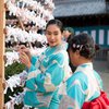 7 Potret Happy Salma Foto Bareng Anak di Jepang dengan Memakai Kimono