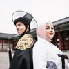 9 Potret Keluarga Atta-Aurel Pakai Busana Tradisional Korea, Cantiknya Ameena Bikin Netizen Gemes!