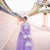 8 Potret OOTD Syifa Hadju Pakai Hanbok Waktu Liburan ke Korea, Mirip Cewek-cewek di Drakor nih!