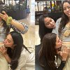 Momen Laura Theux Hangout Bareng Bestie, Baby Bump Super Buncit Jadi Kesayangan Sahabat