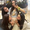 Momen Laura Theux Hangout Bareng Bestie, Baby Bump Super Buncit Jadi Kesayangan Sahabat