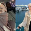Cantiknya Bikin Adem, Deretan Gaya Hijab Happy Asmara Selama Umroh dari Bercadar hingga Pakai Pashmina! 