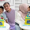 Potret Okie Agustina dan Gunawan Dwi Cahyo Rayakan Ulang Tahun Anak Bareng
