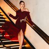 Tampil Memesona dengan Gaun Warna Merah Maroon, Ini Potret Raisa di Grammy Awards 2024