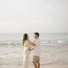 Vibes-nya Aeshetic Banget, Ini Potret Maternity Shoot Pamela Bowie Bareng Suami di Pantai Bali