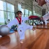 Kecil-Kecil Jago Bela Diri Nih, Ini Foto-Foto Baby Claire Anak Shandy Aulia saat Latihan Taekwondo