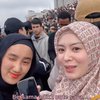 Deretan Momen Ayana Moon Salat Ied di Masjid Seoul, Ramai dan Penuh Sesak