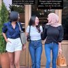 Hangout Bareng Bestie, Penampilan Olla Ramlan dengan Kaki Jenjangnya Bikin Salfok!