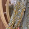Pilih Warna Sage, Ini Detail Baju Pengajian Mahalini dan Rizky Febian - Penuh dengan Bordir Emas! 