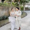 9 Foto Resepsi Pernikahan Mahalini dan Rizky Febian di Bali, Kenakan Gaun Pengantin dari Hian Tjen
