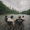 Foto Keseruan Geng The Dudas Minus One Berendam di Kali, Bikin Heboh Sampai Disamperin Ibu-ibu