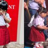 8 Foto Ameena Anak Aurel dan Atta Pakai Baju Seragam SD, Gemes Banget!