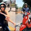 10 Foto Bunga Citra Lestari dan Tiko Aryawardhana Honeymoon di Roma, Romantis Keliling Kota Naik Vespa