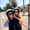 10 Foto Bunga Citra Lestari dan Tiko Aryawardhana Honeymoon di Roma, Romantis Keliling Kota Naik Vespa