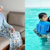 10 Potret Inara Rusli Ajak Anak-Anak Staycation di Bandung, Asyik Berenang di Kolam Pribadi
