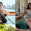 9 Potret Nirina Zubir di New York, Tampil Kece dalam Balutan Tanktop dan Rok Lilit