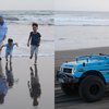 Seru Abis, Ini Foto Momen Zaskian Adya Mecca Ajak Anak Liburan Singkat ke Pantai Parangtritis