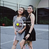 7 Foto Felicya Angelista dan Furry Citra di Lapangan Tennis, Tetap Cantik Meski Banjir Keringat