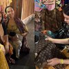 Momen Raline Shah Belanja Batik di Pasar Beringharjo, Santai Lesehan Sambil Pilih-pilih Kain