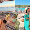 9 Foto Titi Kamal dan Christian Sugiono Nikmati Sunset di Pantai Spanyol, Romantis Abis!