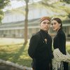 9 Foto Prewedding Aaliyah Massaid dan Thariq Halilintar di Puro Mangkunegaran Solo, Anggun Berselendang Melati