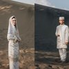 Foto Prewedding Kedua Aaliyah Massaid dan Thariq Halilintar di Gumuk Pasir, Tampil Serasi Pakai Koto Gadang ala Wanita Minang 