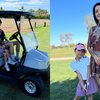 7 Foto Farah Quinn Ajak Dua Anaknya Main Golf Di Amerika, Tetap Asik Panas-panasan di Suhu 45 Derajat