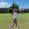 7 Foto Farah Quinn Ajak Dua Anaknya Main Golf Di Amerika, Tetap Asik Panas-panasan di Suhu 45 Derajat