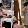 8 Foto Sheva dan Saka Anak Ussy-Andhika Belajar Ngaji, Sempat-sempatnya Pamer Otot ke Guru