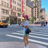 7 Foto Gaya Bunga Zainal di New York, Antar Anak Ikut Summer Program Columbia University Sambil Liburan