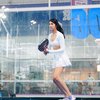 10 Foto Anya Geraldine Latihan Tenis, Saking Semangatnya Sampai Bercucuran Keringat!