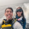 10 Foto Keluarga Darius dan Donna Liburan di Pulau Bidadari, Seru Main Jetski Berlima!