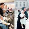 10 Foto Anisa Rahma dan Suami Boyong Anak-Anak ke Aceh, Si Kembar Tampak Gemas saat Pakai Kerudung