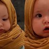 7 Foto Kamari Anak Jennifer Coppen Pakai Hijab ala Bu Ustazah, Gemoy Maksimal!