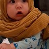 7 Foto Kamari Anak Jennifer Coppen Pakai Hijab ala Bu Ustazah, Gemoy Maksimal!