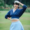 7 Foto Anya Geraldine yang Pamer Skill Main Golf, Definisi Anime Hidup di Dunia Nyata