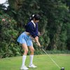 7 Foto Anya Geraldine yang Pamer Skill Main Golf, Definisi Anime Hidup di Dunia Nyata