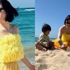 8 Foto Felicya Angelista Liburan Bareng Anak-anaknya di Bali, Aura Cantiknya Bikin Silau!