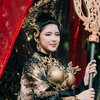 10 Foto Tiara Andini di Gelaran Jember Fashion Carnaval, Tampil bak Kanjeng Ratu saat Menyapa Rakyat